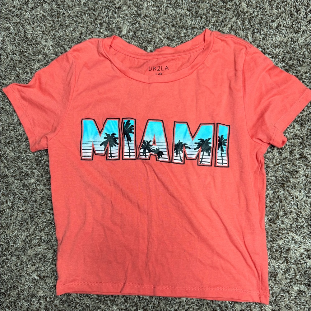 Coral Miami Graphic Tee